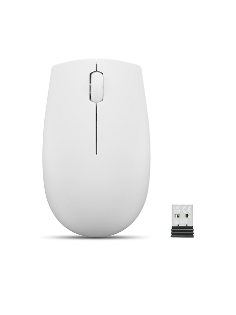 תמונה של עכבר אלחוטי Lenovo 300 Wireless Compact Mouse Cloud Grey