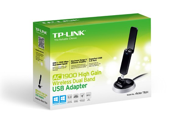 תמונה של מתאם רשת TP-link AC1900 High Gain Wireless Dual Band USB Adapter