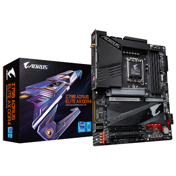 תמונה של לוח Gigabyte Z790 AORUS ELITE AX DDR4 WIFI 6E 2.5GB Lan LGA1700