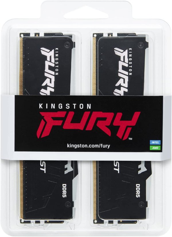 Picture of זכרון לנייח קיט Kingston Fury Beast 64GB 2X32 DDR5 5600MHZ C40