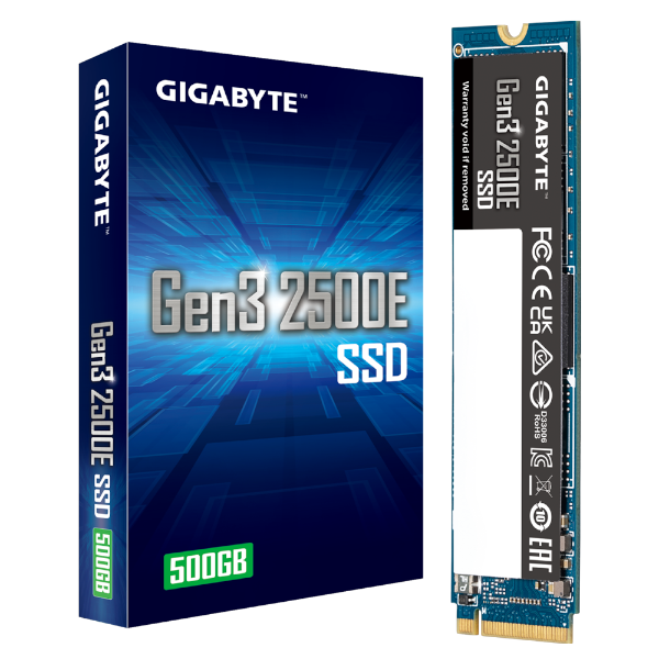 תמונה של דיסק פנימי GIGABYTE Gen3 2500E SSD 500GB Nvme PCIE3.0X4